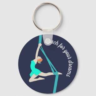 Aerial Silks Key Ring