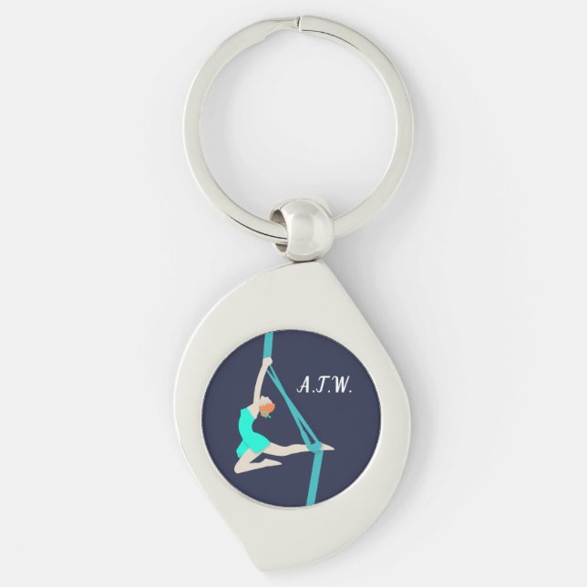 Aerial Silks Key Ring (Front)