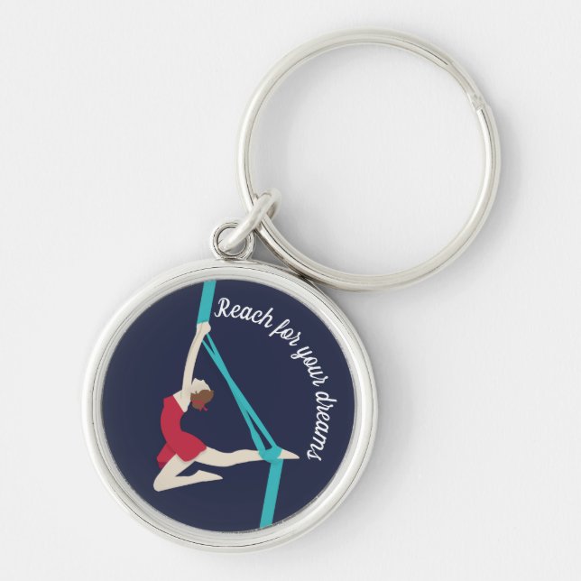 Aerial Silks Key Ring (Front)