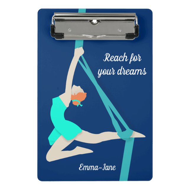 Aerial Silks Mini Clipboard (Front)