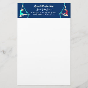 Aerial Silks Stationery