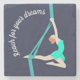 Aerial Silks Stone Coaster