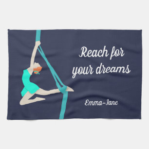 Aerial Silks Tea Towel