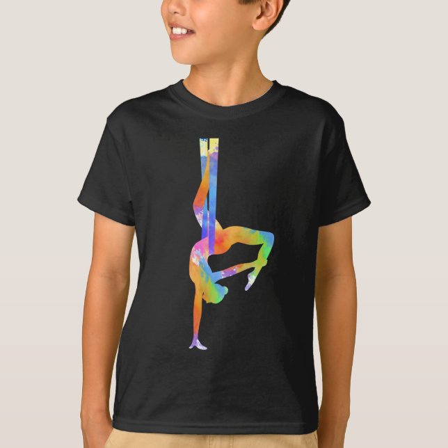 Aerial Silks Women Aerialist Aerial Yoga T-Shirt (Front)