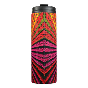 Aerial Tulip Fields at Peak Bloom Thermal Tumbler