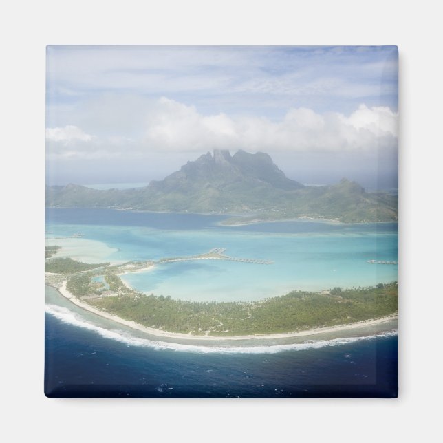 Aerial view from small commuter plane of Bora Magnet (Front)