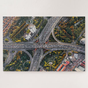 Aerial view jigsaw puzzle