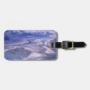 Aerial view Lowell Glacier, Kluane National Luggage Tag