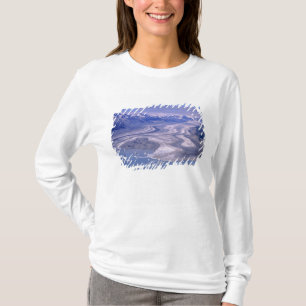 Aerial view Lowell Glacier, Kluane National T-Shirt