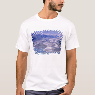 Aerial view Lowell Glacier, Kluane National T-Shirt