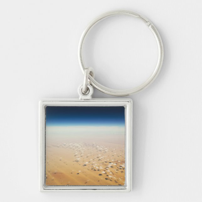 Aerial view of a desert key ring (Front)