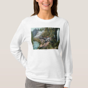 Aerial View of a Train Station T-Shirt