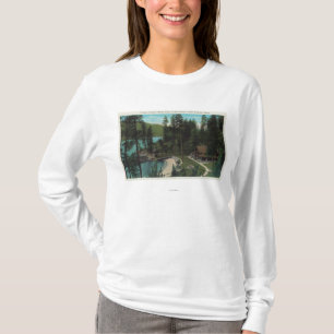 Aerial View of a Typical Summer Home on the T-Shirt