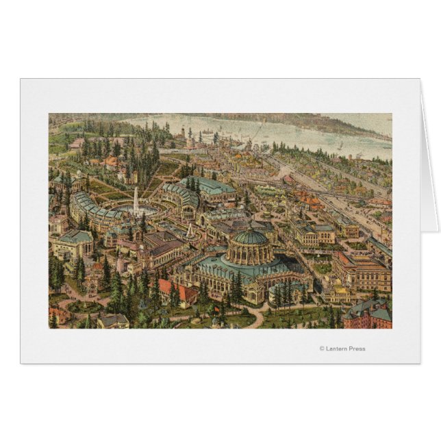 Aerial View of Alaska Yukon Pacific Expo (Front Horizontal)