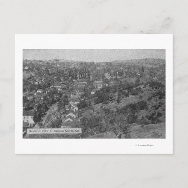 Aerial View of Angels CampAngels Camp, CA Postcard (Front)