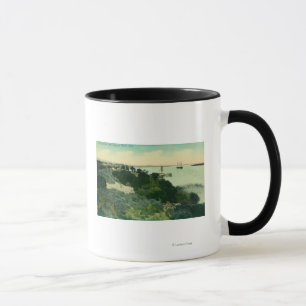 Aerial View of Antioch and San Joaquin River Mug