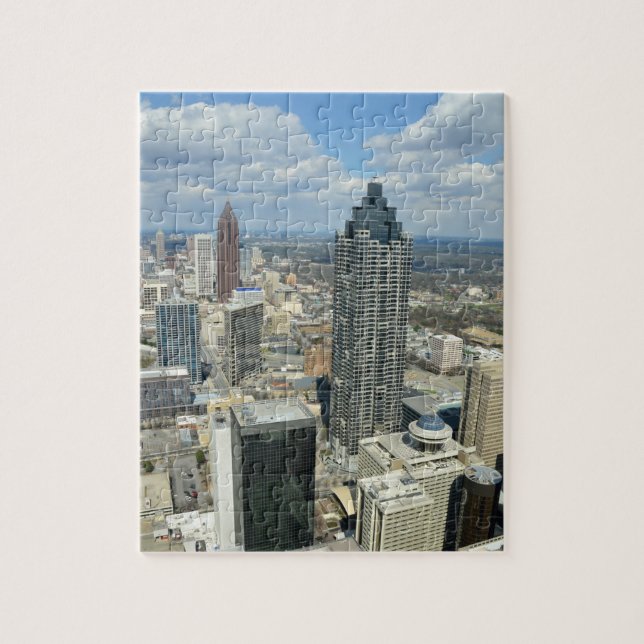 Aerial View of Atlanta, Georgia Jigsaw Puzzle (Vertical)