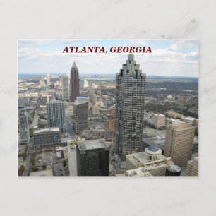 Aerial View of Atlanta, Georgia Postcard