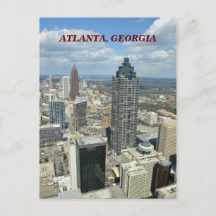 Aerial View of Atlanta, Georgia Postcard