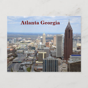 Aerial View of Atlanta, Georgia Postcard