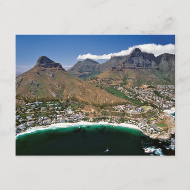 Aerial View Of Atlantic Seaboard Showing Clifton Postcard (Front)