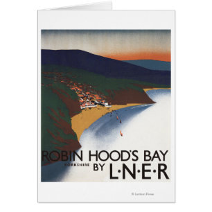 Aerial View of Bay and Cliffs Railway Poster