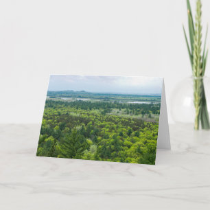 Aerial View of Black River State Forest Card