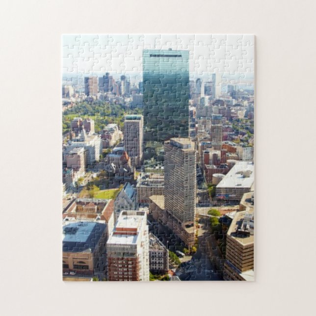 Aerial view of Boston 2 Jigsaw Puzzle (Vertical)