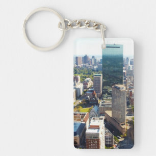 Aerial view of Boston 2 Key Ring