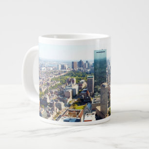 Aerial view of Boston 2 Large Coffee Mug