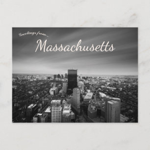 Aerial View of Boston Massachusetts Postcard
