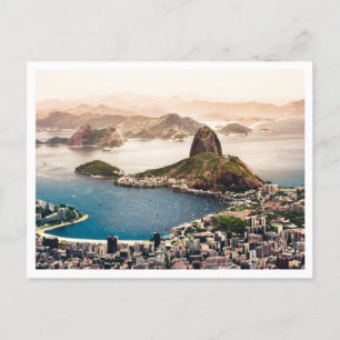 Aerial view of Brazil's Rio de Janeiro Postcard