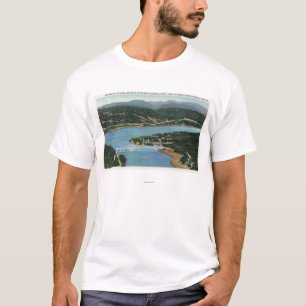 Aerial View of Bridge of the Gods T-Shirt