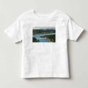 Aerial View of Bridge of the Gods Toddler T-Shirt