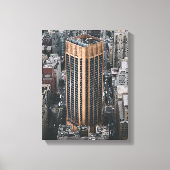 aerial view of buildings during daytime canvas print (Front)