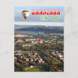 Aerial view of Canberra - Australia's capital Postcard