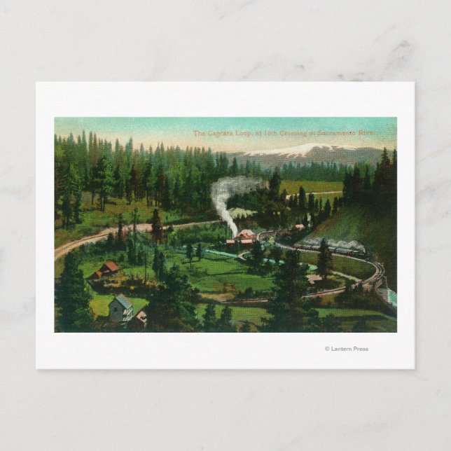 Aerial View of Cantara Loop Postcard (Front)