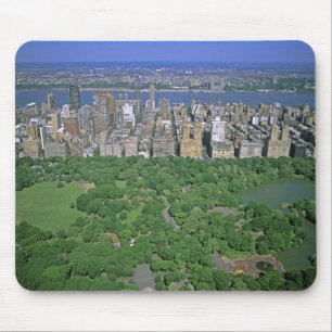 Aerial view of Central Park and the west side Mouse Mat
