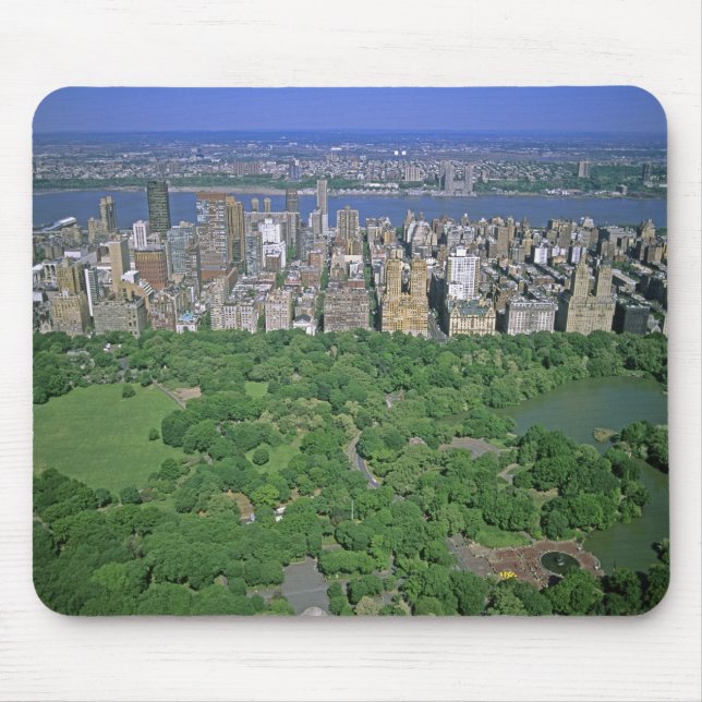 Aerial view of Central Park and the west side Mouse Mat (Front)