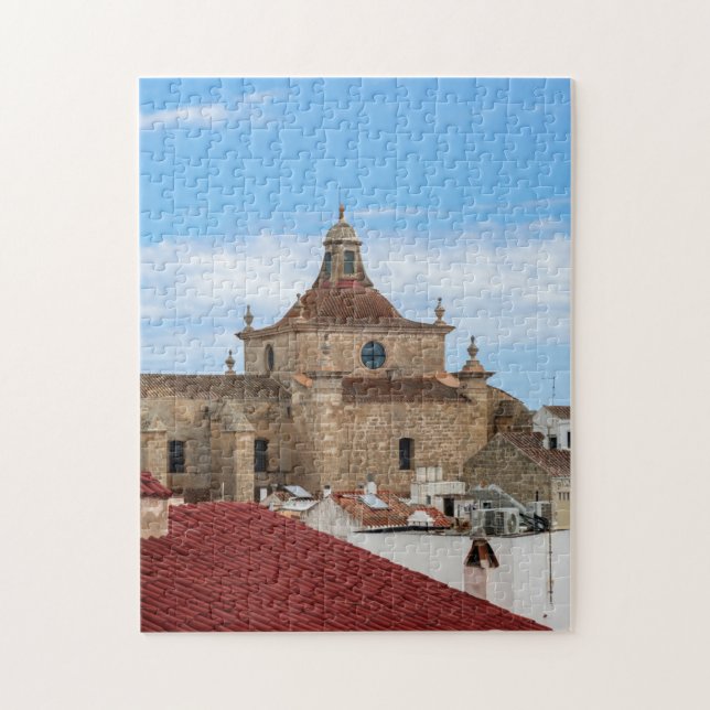 Aerial view of Church of Carmen - Mahon, Menorca Jigsaw Puzzle (Vertical)