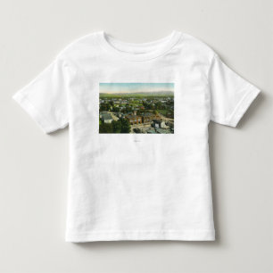Aerial View of City, Fire Station & Municipal Toddler T-Shirt