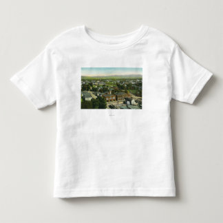 Aerial View of City, Fire Station & Municipal Toddler T-Shirt