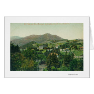 Aerial View of City, Mt Tamalpais