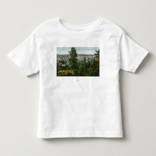 Aerial View of City through the Woods Toddler T-Shirt