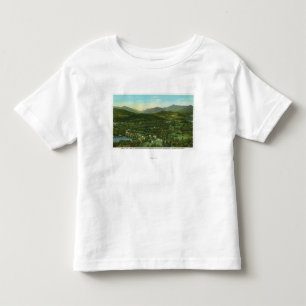 Aerial View of City with Hurrican Mountain Toddler T-Shirt