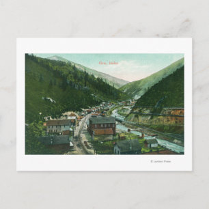 Aerial View of CityGem, ID Postcard