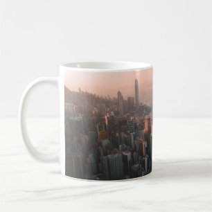 AERIAL VIEW OF CITYSCAPE COFFEE MUG