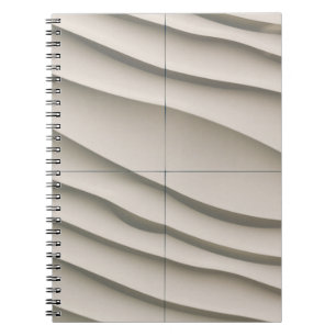 Aerial view of desert notebook