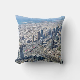 Aerial View Of Dubai Cushion