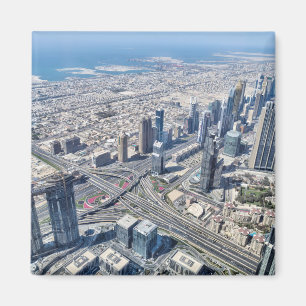 Aerial View Of Dubai Magnet